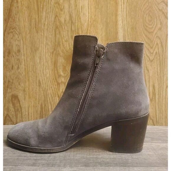 Kenneth Cole Reaction Rotini Fringe Ankle Boots Womens Size 7 Gray - Picture 6 of 11
